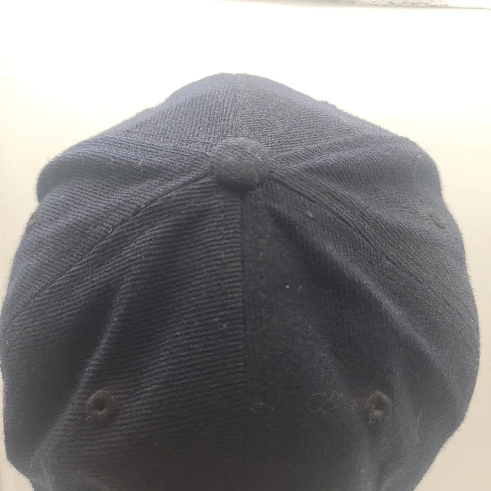 T.F.A Flat Bill‎ Hat Snapback Blue Graphic Adjustable Baseball Cap